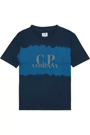 C.P. Company Boys Ties - 24/1 tie-dye cotton jersey T-shirt