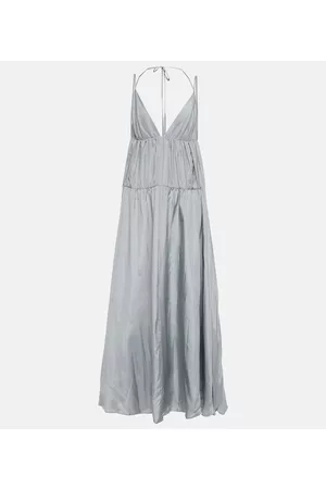 Joseph Women Maxi Dresses - Darnley ruched silk maxi dress