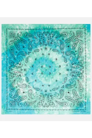Alanui Women Scarves - Bandana printed cotton chiffon scarf