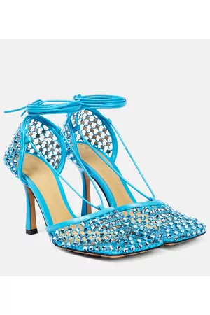 Bottega Veneta Women Sandals - Sparkle Stretch embellished sandals