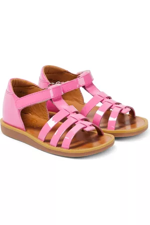 Pom d'Api Girls Sandals - Poppy Strap patent leather sandals