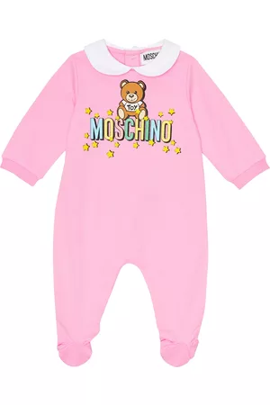 Moschino Baby printed cotton jersey onesie