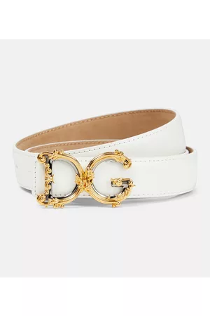 Dolce & Gabbana DG leather belt