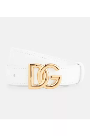 Dolce & Gabbana DG leather belt