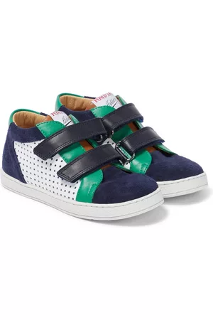 Pom d'Api Boys Sneakers - Mousse Dop leather sneakers