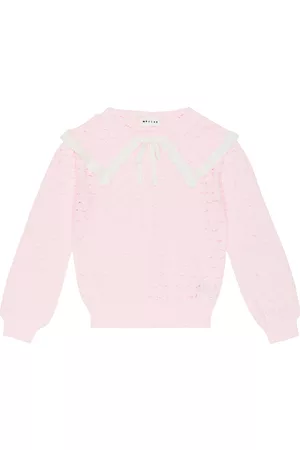 MORLEY Girls Tops - Saffron Cricket cable knit sweater