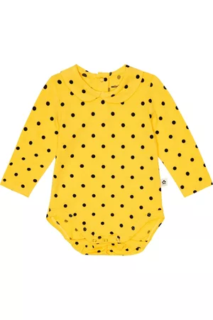 Mini Rodini Rompers - Baby polka dot jersey onesie