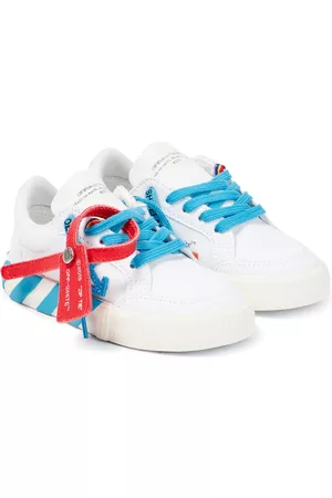 OFF-WHITE Logo canvas sneakers