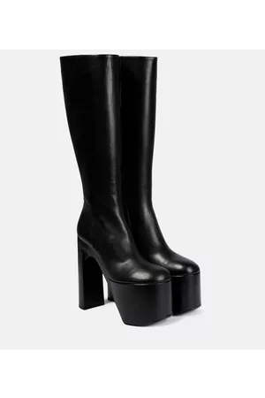 Balenciaga Camden platform leather knee-high boots