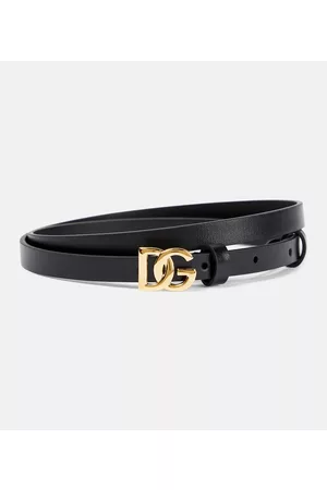 Dolce & Gabbana DG leather belt