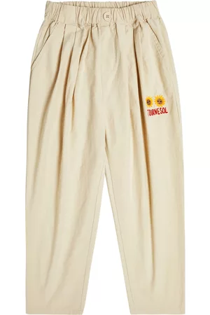 Jelly Mallow Tournesol embroidered cotton pants