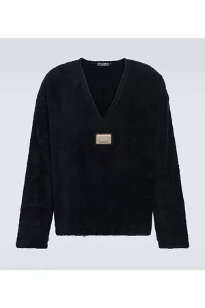 Dolce & Gabbana Embellished cotton terry sweater