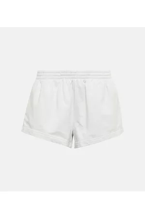 Balenciaga Women Shorts - Cotton jersey shorts