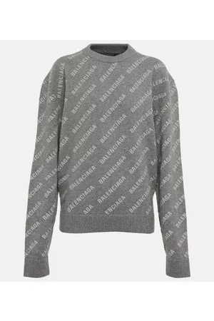 Balenciaga Logo cashmere sweatshirt