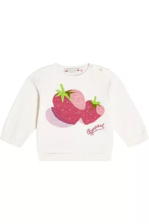BONPOINT Baby Almire intarsia-knit cotton sweater