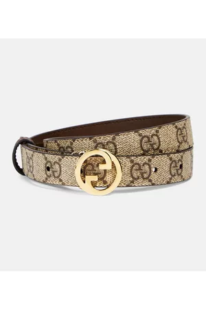 Gucci Women Belts - Interlocking G GG canvas belt