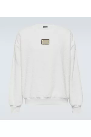 Dolce & Gabbana Embellished cotton terry sweatshirt