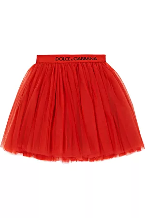 Dolce & Gabbana Logo tulle skirt