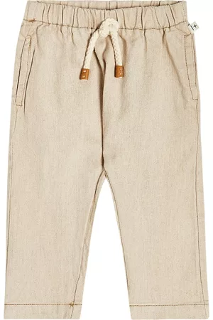 YOOX Pants - Baby Colton linen and cotton-blend pants