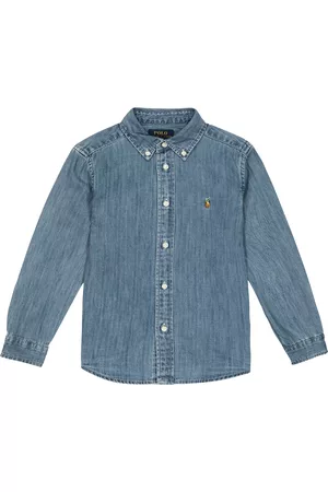 Ralph Lauren Boys Long Sleeve - Embroidered denim shirt