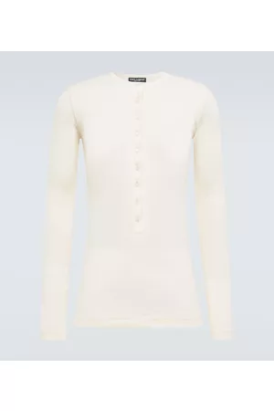 Dolce & Gabbana Ribbed-knit cotton top