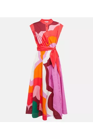 Etro Women Printed Dresses - Printed cotton-blend midi dress