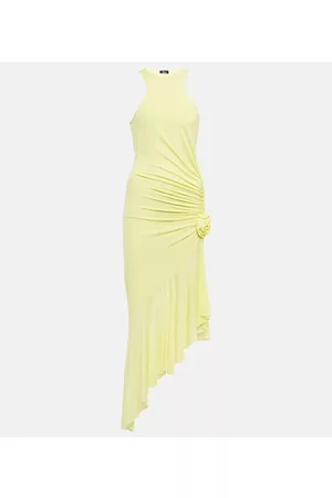 BLUMARINE Women Casual Dresses - Ruched corsage jersey midi dress