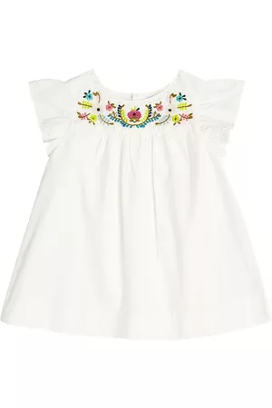 BONPOINT Baby Summer Dresses - Baby Laurie embroidered cotton dress