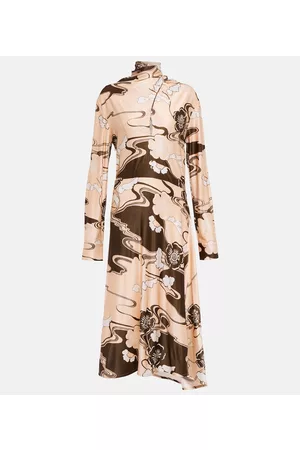 Jil Sander Women Printed Dresses - Printed midi dress