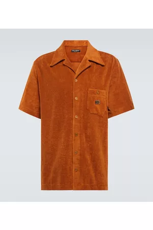 Dolce & Gabbana Men Short Sleeve - Terry bowling shirt