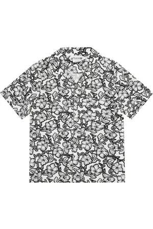 BONPOINT Boys Short Sleeve - Steve floral cotton shirt