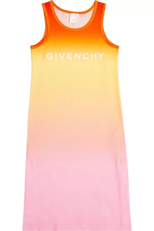 Givenchy Logo ombrÃ© cotton jersey dress