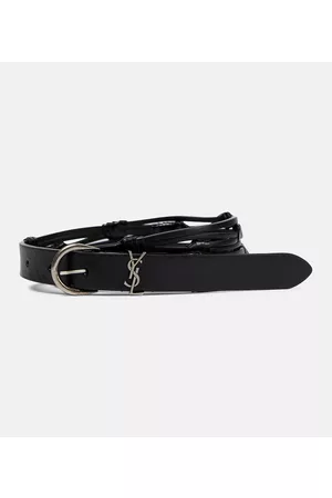 Saint Laurent Braided leather belt
