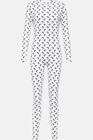 Marine Serre Logo printed jumpsuit