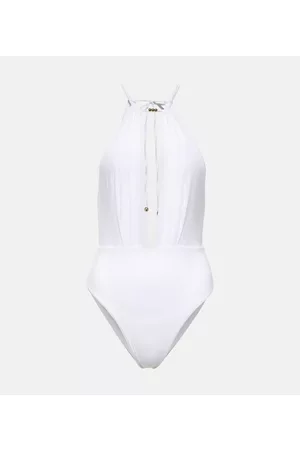 Max Mara Claris cutout halterneck swimsuit