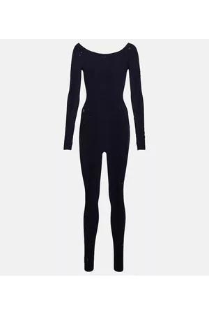 Wolford Women Jumpsuits - Dots Illusion mesh jersey jumpsuit