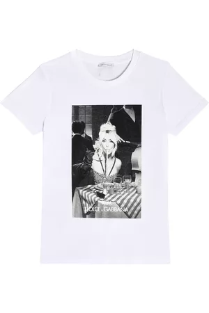 Dolce & Gabbana âCiao, Kimâ printed cotton T-shirt