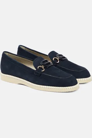 Hogan H642 embellished suede loafers
