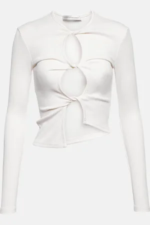 CHRISTOPHER ESBER Cutout jersey top