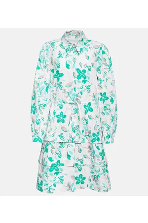 Dorothee Schumacher Women Casual Dresses - Floral cotton poplin shirt dress