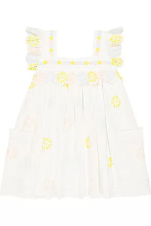 Stella McCartney Women Party Dresses - Floral embroidered tulle dress