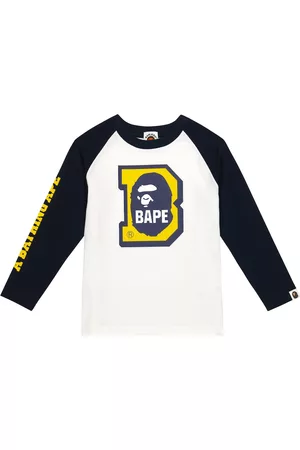 BAPE Ape Head cotton-blend jersey top