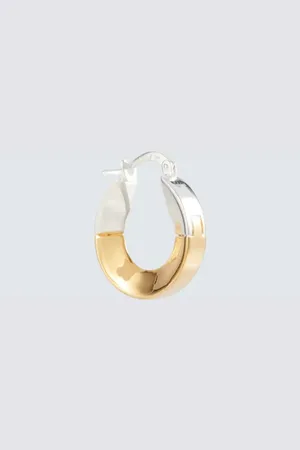 Bottega Veneta Sterling silver hoop earrings
