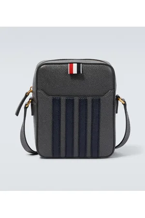 Thom Browne 4-Bar leather shoulder bag