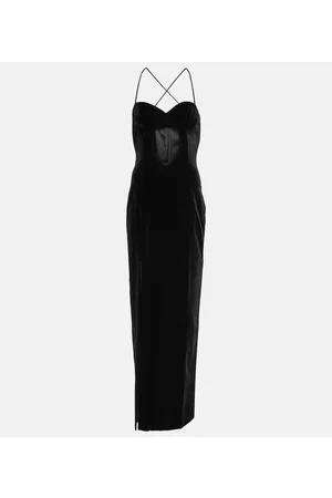 Alessandra Rich Cutout velvet gown