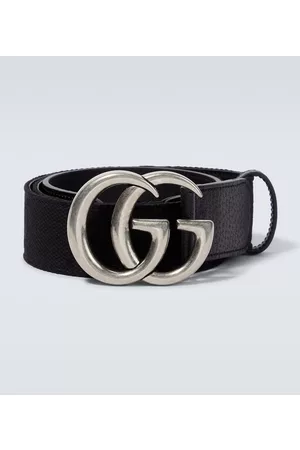 Gucci Leather belt with Double G buckle