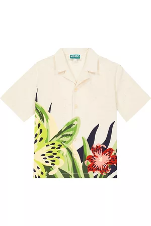 Kenzo Floral printed cotton shirt