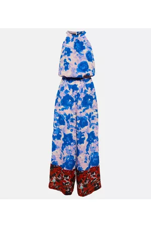DRIES VAN NOTEN Women Jumpsuits - Printed halterneck jumpsuit