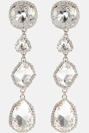 Alessandra Rich Crystal pendant earrings