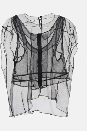 Acne Studios Ruffled mesh top